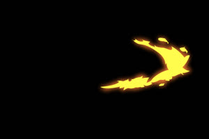 卡通MG动画 火焰10 黑幕背景 抠像视频 特效视频素手机特效图片