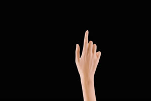 手势 手语 手绘视频 带通道视频抠像素材 04手机特效图片