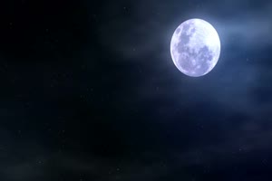月色海面22 星空 月亮 夜晚 背景素材