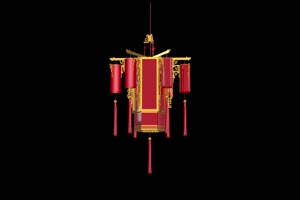 宫廷灯 春节喜庆 抠像视频 黑幕背景 特效素材手机特效图片