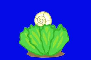 小猪佩奇蜗牛抠像素材 绿屏素材 特效素材手机特效图片