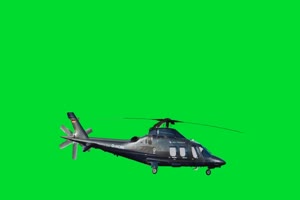 直升机1 绿幕素材 绿幕抠像 绿幕视频手机特效图片