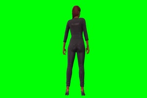 侠盗猎车手 GTA5 人物 走路 特效 绿屏抠像素材 