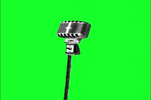麦克风 话筒 定制版2 绿屏抠像素材手机特效图片