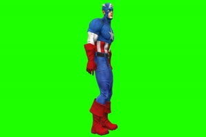 美国队长 4 漫威英雄 复仇者联盟 绿屏抠像 特效手机特效图片