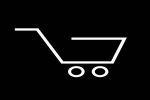 购物车 标志 动态图标 黑底背景 抠像视频素材手机特效图片