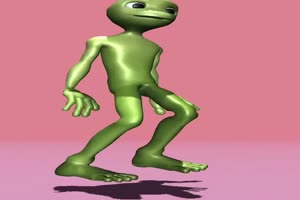 青蛙跳舞 绿幕素材 绿屏素绿布和绿幕视频抠像素材