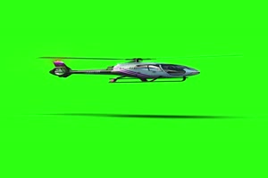 免费 直升飞机 直升机 绿幕抠像视频