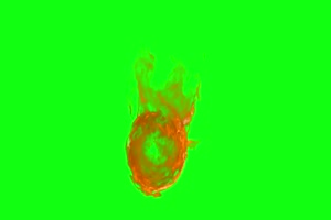 火球 火影忍者 特效绿屏 抠像素材手机特效图片