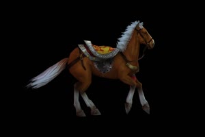 <b>奔跑的战马1 动物抠像视频素材</b>手机特效图片