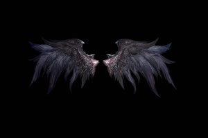恶魔的翅膀 抠像视频 剪映