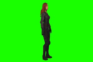 黑寡妇 4 漫威英雄 复仇者联盟 绿屏抠像 特效素