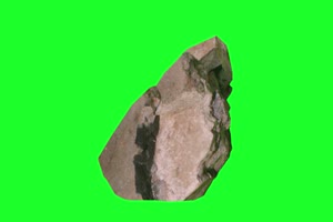 石头 陨石 特写4 绿屏抠像素材 快手 火山 抖音手机特效图片