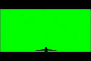 Airplane 战机飞过飞机 绿屏绿幕 抠像素材手机特效图片