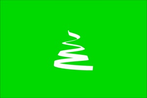 圣诞树 03 绿屏抠像巧影AE素材特效后期素材手机特效图片