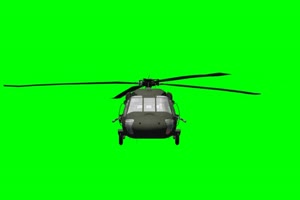 黑鹰 直升机 4 飞机 绿屏绿幕 抠像素材手机特效图片