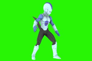 龙珠 动漫角色 1动漫角色绿布和绿幕视频抠像素材