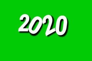 2020新年素材到来 绿屏绿幕 特效素材 AE巧影手机特效图片