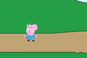 小猪佩奇游戏 绿屏抠像素材 公众号特效牛免费下手机特效图片