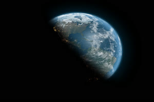 真实地球 抠像视频素材