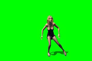 免费比基尼美女 10 绿幕视频 抠像视频 剪映特效手机特效图片