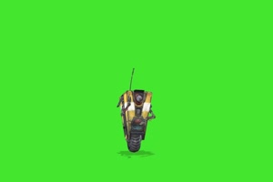 跳舞的机器 机器人 视频特效 绿幕素材 抠像通道手机特效图片