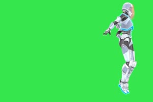老士兵跳舞1 机器人 视频特效 绿幕素材 抠像通道手机特效图片