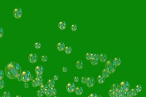 肥皂泡泡 飞过 绿屏抠像蓝幕特效素材手机特效图片