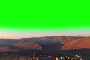 沙漠 自然绿屏抠像素材