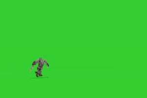 双刀机器人 动物绿幕视频素材下载 @特效牛绿幕手机特效图片