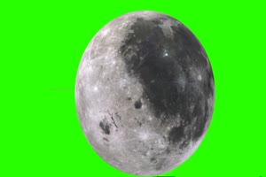 月球表面带音效 中秋节专题素材 绿屏抠像 巧影
