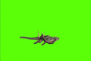 飞翔 恐龙绿幕视频素材 剪映AE抠像特效@特效牛手机特效图片