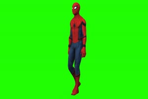 蜘蛛侠 走 5 漫威英雄 复仇者联盟 绿屏抠像 特效手机特效图片