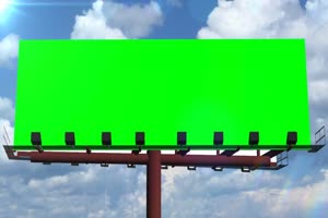 广告牌 告示牌 6 绿屏素材 绿幕素材 巧影特效手机特效图片