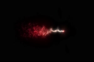 红色粒子光传送 光线X镭射线魔法冲击波火焰科幻手机特效图片