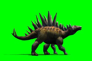 恐龙 2 绿屏抠像素材 免费下载