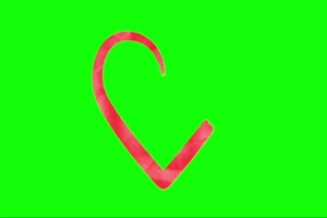 爱心 情人节 爱情 绿屏抠像 巧影AE 特效素材 11手机特效图片