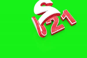 2021新年绿幕素材素材免费下载 3圣诞