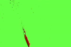 喷血 溅血 血流 绿屏绿幕绿布素材027手机特效图片