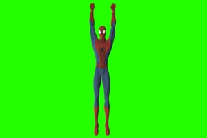蜘蛛侠 12 漫威英雄 复仇者绿布和绿幕视频抠像素材