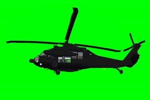 Sikorsky U直升机 4 特效后期 绿屏抠像素材手机特效图片