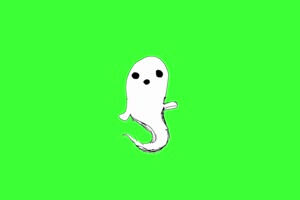 漂浮 幽灵 鬼魂 绿屏抠像素材手机特效图片