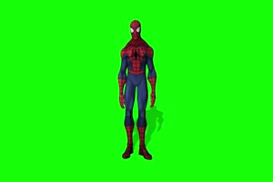 蜘蛛侠跳舞 人物视频 绿幕抠像 特效视频 巧影剪手机特效图片