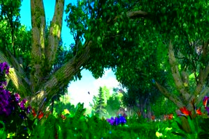 唯美森林 梦幻森林 仙境 背景视频下载20手机特效图片