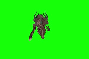 怪物骑士动物 4 绿幕抠像 绿布视频 特效抠像 剪手机特效图片