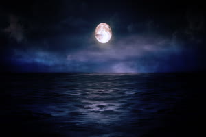 海上升明月 背景素材 中秋