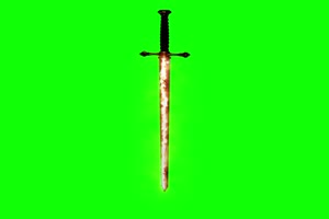 宝剑 剑 御剑飞行 刀剑 不绿布和绿幕视频抠像素材
