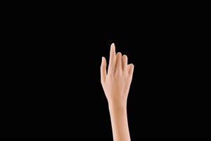 手势 手语 手绘视频 带通道视频抠像素材 09手机特效图片