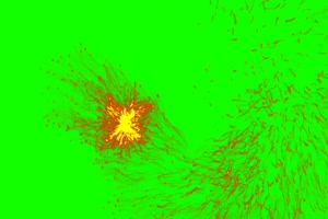 烟雾 粒子 魔法 火焰 13 绿屏抠像特效素材绿幕