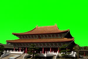 天坛 国庆节 绿屏抠像后期绿布和绿幕视频抠像素材